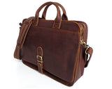 Fashionable Dream Lover Solid Brown Briefcase Messenger