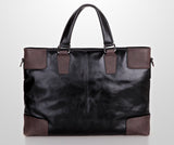 Fashion Coffee Edges Black Briefcase
