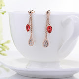 ERFA063 Fashion Charm Water Drops Stud Earrings