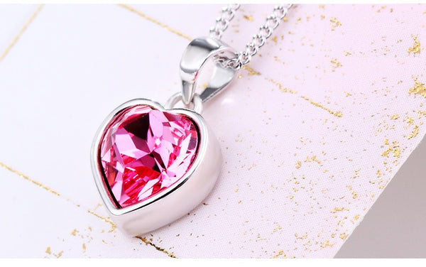 NLFA121 Classical Heart Classical Love Pendant Necklace