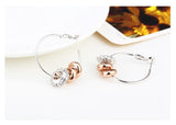 ERFA193 Classical Charm Jingle Bells Omega-back Earrings