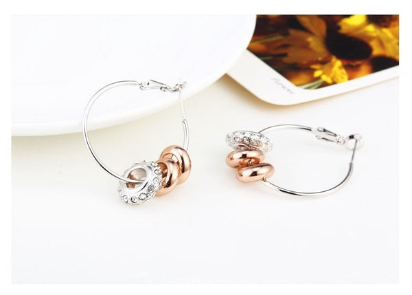ERFA193 Classical Charm Jingle Bells Omega-back Earrings