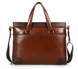 Fashion Dark Edges Brown Briefcase Messenger