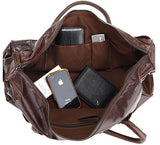 Fashionable Durable Solid Brown Duffle Travel Bag
