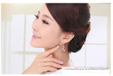 ERFA235 Fashion Charm Comic Swan Dangle Earrings