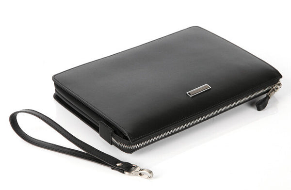 Charm Office Companion Black Briefcase Messenger Wristlet