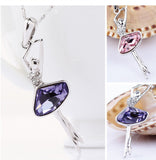 NLFA018 Fashion Dancing Girl Pendant Necklace