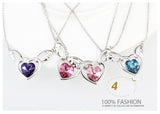 NLFA212 Charm Butterfly Heart Pendant Necklace