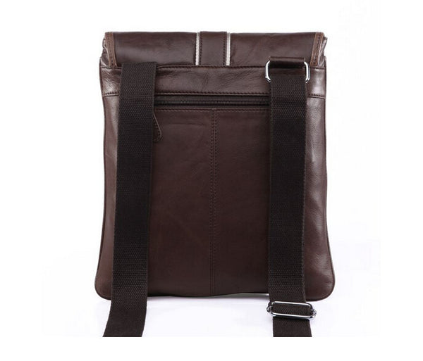 Modern European Style Solid Chocolate Briefcase Messenger