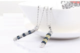 NLFA090 Fancy Bamboo Pendant Necklace