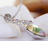 NLFA077 Fashion Water Drop Pendant Necklace