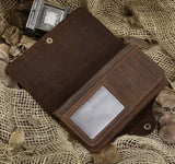 Classic Durable Solid Brown Wallet