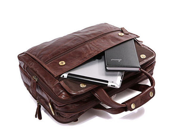 Charm Mr Professor Brown Briefcase Messenger