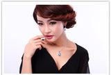NLFA061 Fancy Water Drop  Pendant Necklace