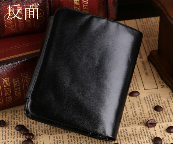 Charm Tri-fold Solid Men Wallet