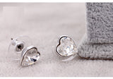 ERFA154 Fashion Charm Classical Heart Stud Earrings