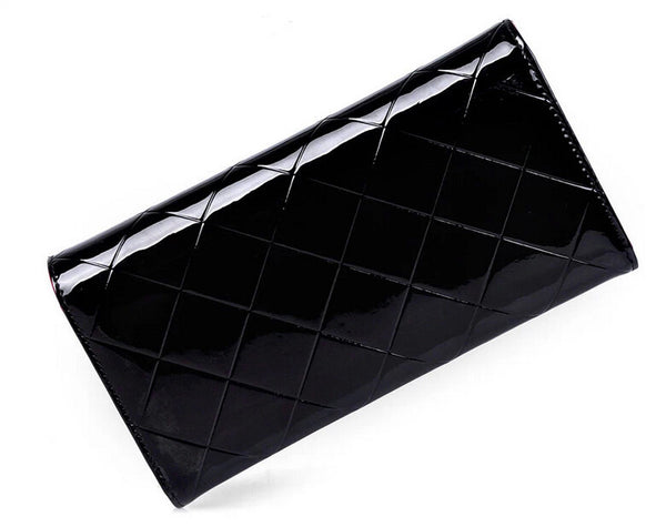 Metallic Colorblock  Mesh Women Wallet