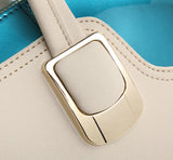 Fashionable Two-tone Colorblock Tote Bag