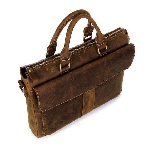 Fashionable Good Man Solid Brown Briefcase Briefcase