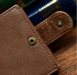 Charm Cowboy Solid Coffee Wallet