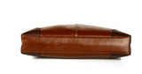 Fashion Dark Edges Brown Briefcase Messenger Bag