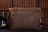 Fashionable Quintessential Solid Brown Briefcase Messenger