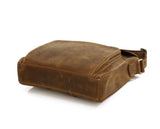 Charm Solid Brown Briefcase Messenger