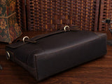 Fashionable Quintessential Solid Brown Briefcase Messenger