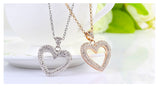 NLFA143 Vintage Big Heart Pendant Necklace