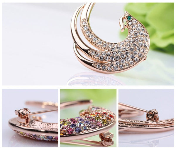 JRFBC001 Fashion Charm Phoenix Brooch