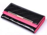 Metallic Colorblock  Mesh Women Wallet