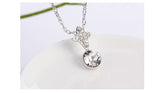 NLFA293 Twinkle Star Charm Pendant Necklace