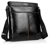 Fashion Dark Edges Brown Briefcase Messenger Bag