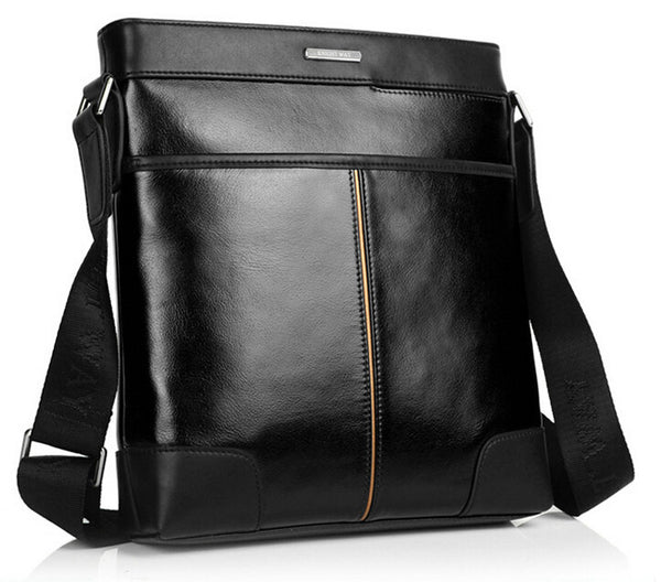 Fashion Dark Edges Brown Briefcase Messenger Bag