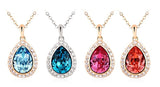 NLFA098 Classic Big Water DropPendant Necklace