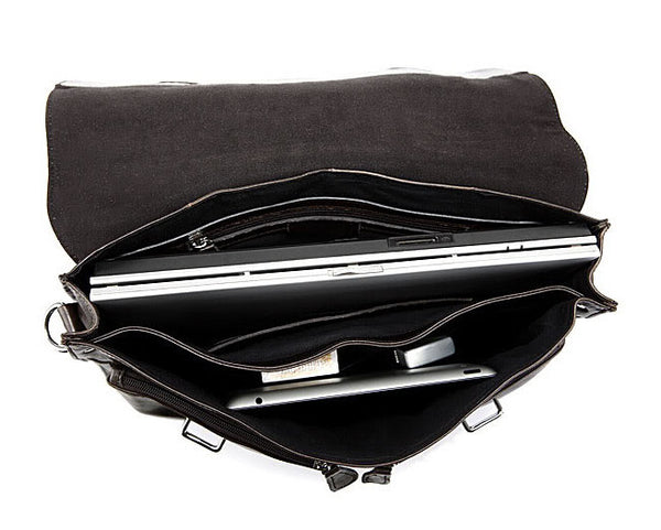Fashion Gentleman Must-have Solid Briefcase Messenger
