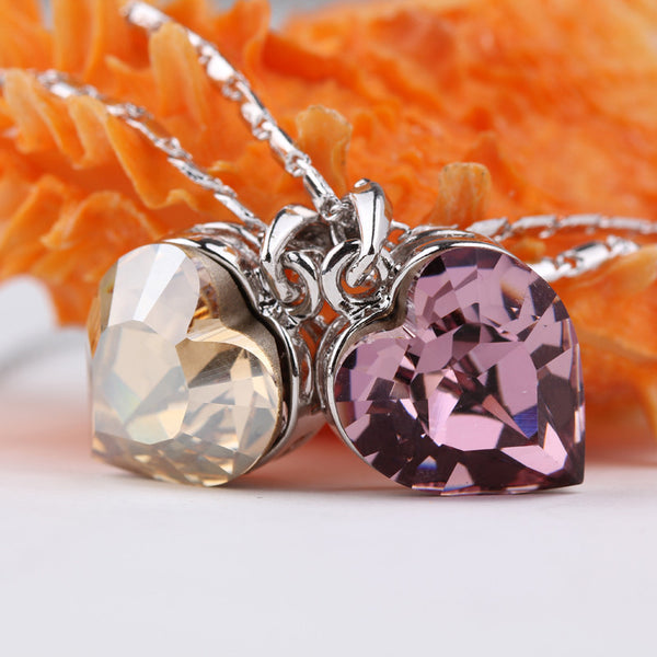 NLFA060 Charm Water Drop Pendant Necklace