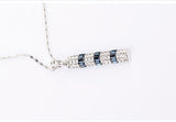 NLFA090 Fancy Bamboo Pendant Necklace