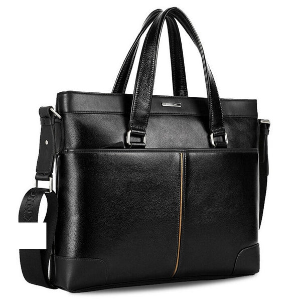 Fashion Dark Edges Brown Briefcase Messenger