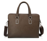 Fashion Solid Three Color Options Crossbody Briefcase