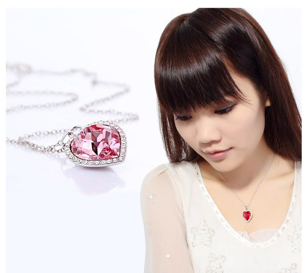 NLFA053 Charm Loving Heart Pendant Necklace
