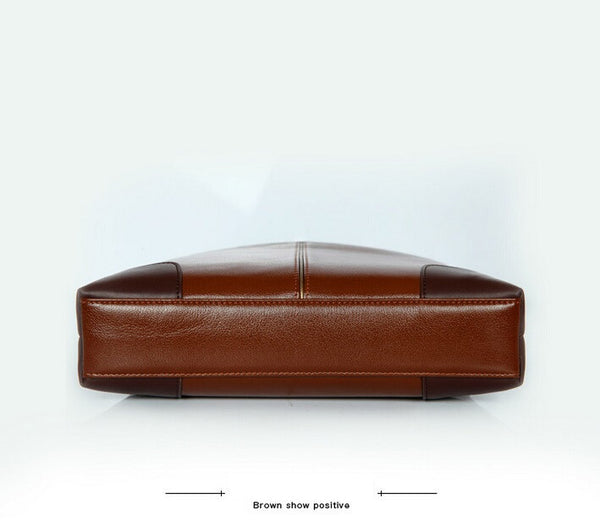 Fashion Dark Edges Briefcase Messenger