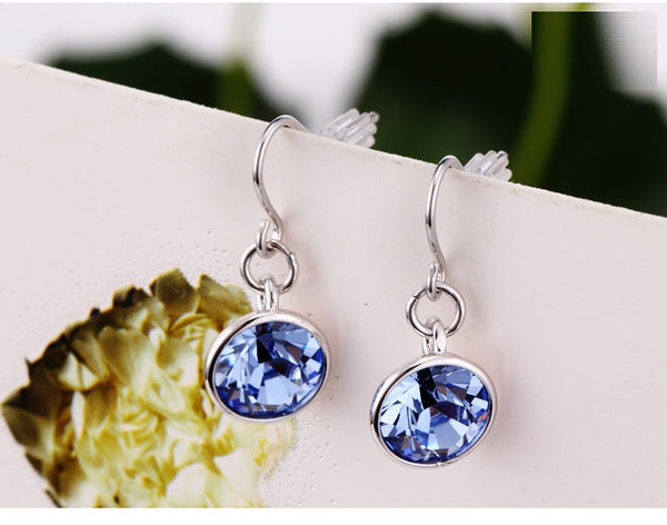 ERFA117 Fashion Charm Clean Ocean Dangle Earrings