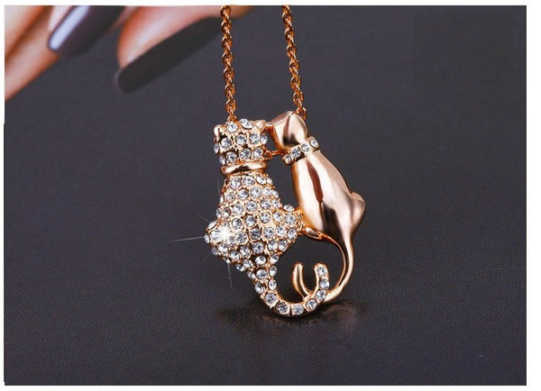 NLFA285 Charm Classical Lovely Companion Pendant Necklace