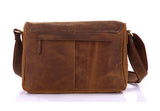 Vintage School Life Solid Brown Briefcase Messenger