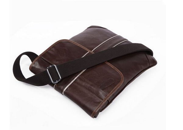 Modern European Style Solid Chocolate Briefcase Messenger