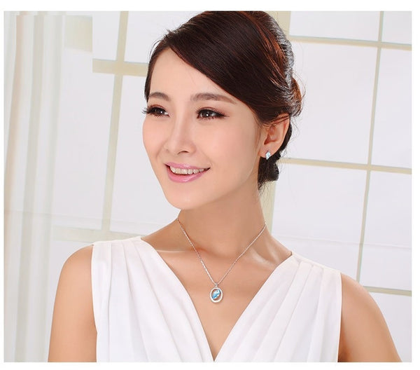 ERFA209 Fashion Charm Rhombus Stud Earrings