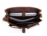 Fashion From the Mars Solid Brown Briefcase Messenger