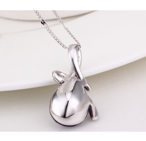 NLFA110 Fashion Big Water Drop Pendant Necklace