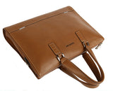 Vintage Solid Office Must-have Brown Briefcase Messenger